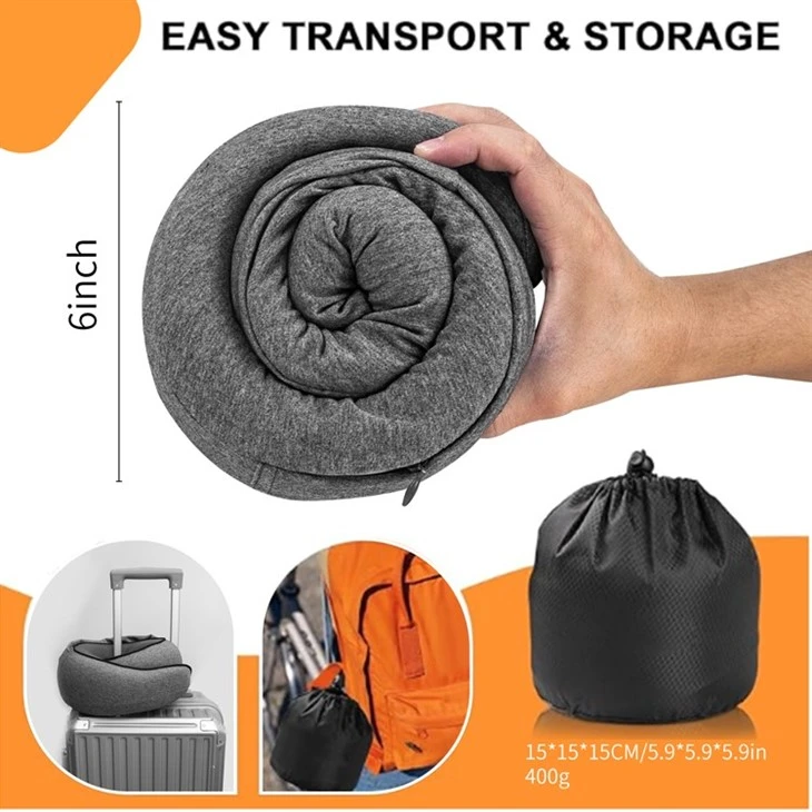 Hot Sale Hooded Travel Pillow high quality